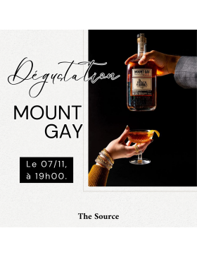 Dégustation des Rhums Mount Gay