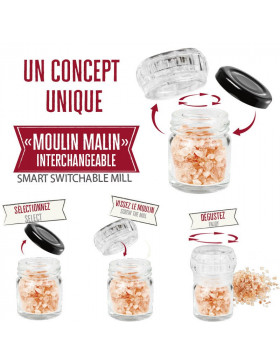 Coffret 7 sels et poivres du Monde - Comptoir de Mathilde